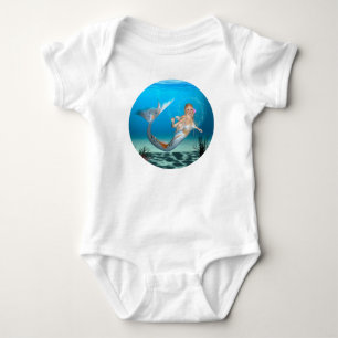 Lovely Mermaid Baby Bodysuit
