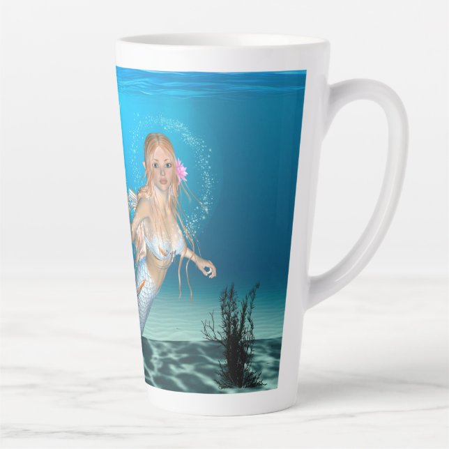 Lovely Mermaid Latte Mug (Right)