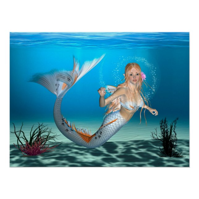 Lovely Mermaid Poster (Front)