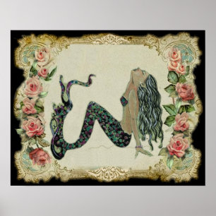 Lovely Mermaid Poster