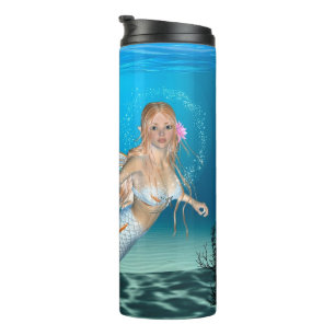Lovely Mermaid Thermal Tumbler