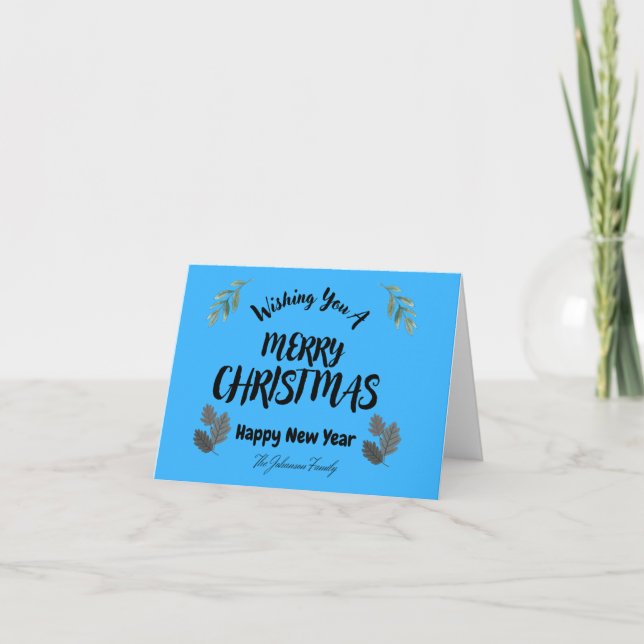 Lovely Merry Christmas Card (Front)