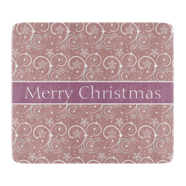 Lovely Merry Christmas Cutting Board (Front)