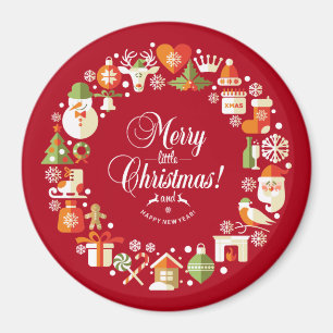 Lovely Merry Little Christmas   Magnet