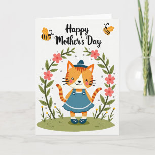 Lovely Mom Illustration Card