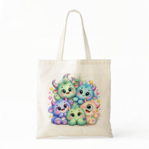 Lovely Monsters Tote Bag
