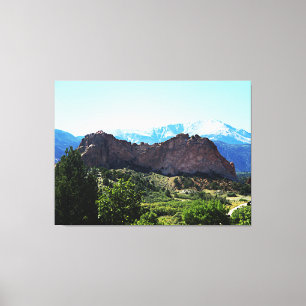 Lovely Mountain Landscape Wrapped Canvas Art