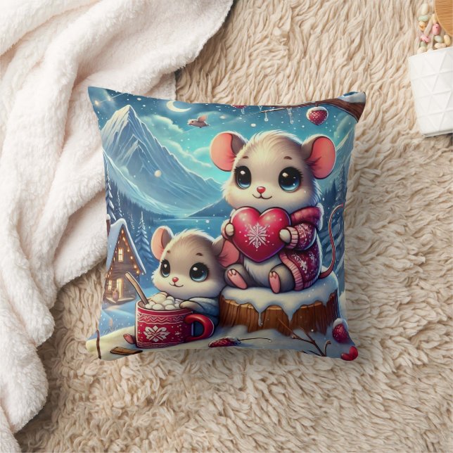 Lovely Mouse Cushion (Blanket)