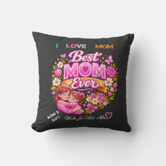 Lovely Mum Original pink Aesthetic design Cushion