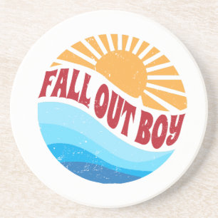 Lovely Name Flowers Fall Out Proud Classic Styles Coaster