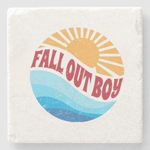 Lovely Name Flowers Fall Out Proud Classic Styles Stone Coaster