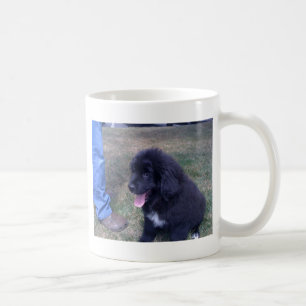 Lovely Newfie puppy (Newfoundland dog breed) Coffee Mug