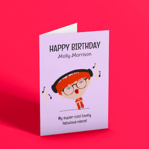 Lovely Niece Birthday Card