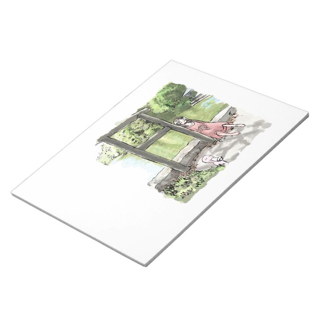 lovely notepad (Angled)