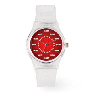 Lovely "NOW" Watch (Red)