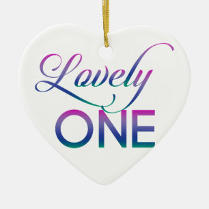 Lovely One Ceramic Tree Decoration