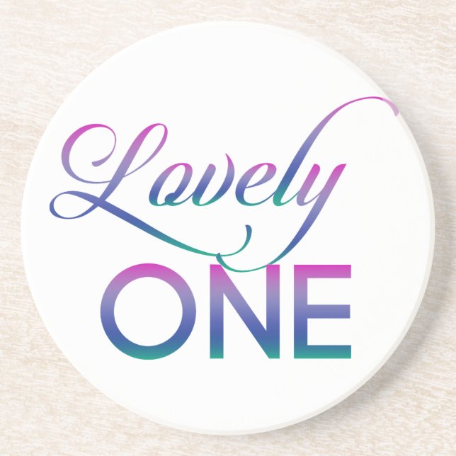 Lovely One Coaster (Front)
