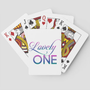 Lovely One Playing Cards