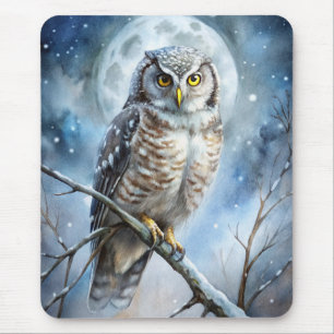 Lovely Owl Mouse Mat