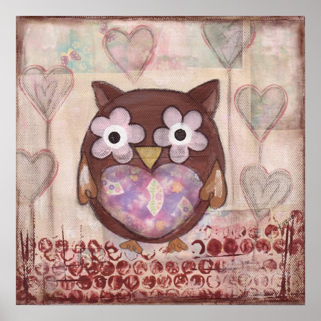 Lovely Owl Poster (Front)