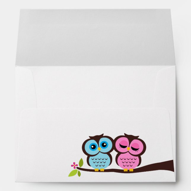 Lovely Owls Envelopes (Back (Bottom))