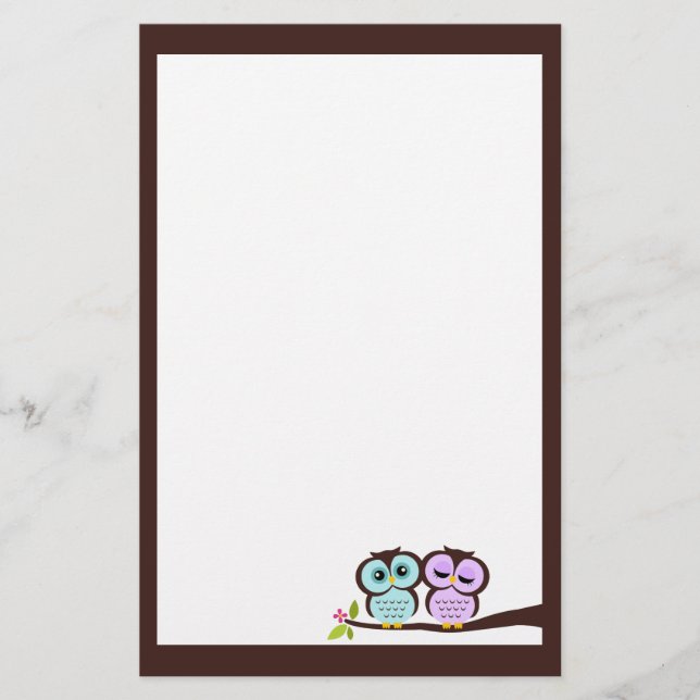 Lovely Owls Stationery