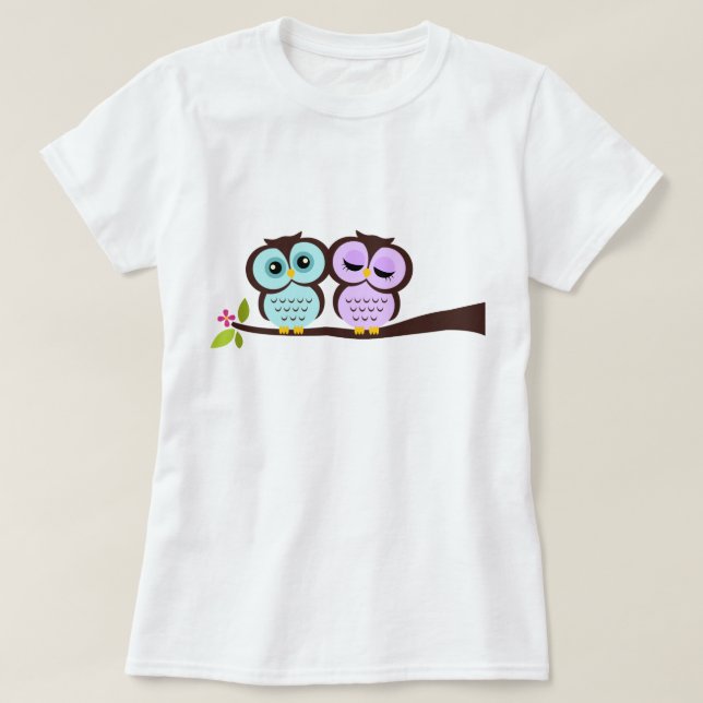 Lovely Owls T-Shirt (Design Front)