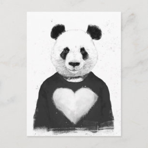 Lovely panda postcard