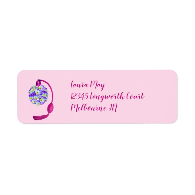 Lovely Pansy Atomizer Birthday Party (Front)