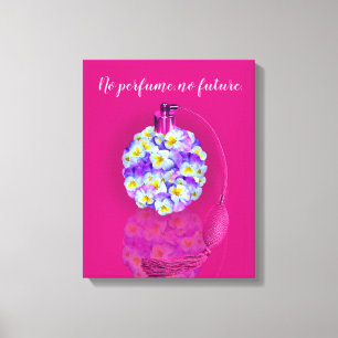 Lovely Pansy Atomizer Canvas Print