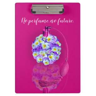Lovely Pansy Atomizer Clipboard