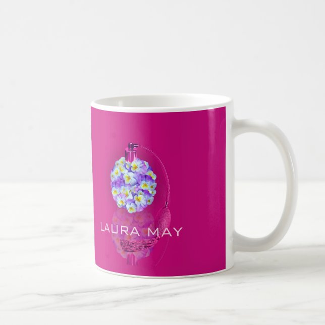 Lovely Pansy Atomizer Coffee Mug (Right)