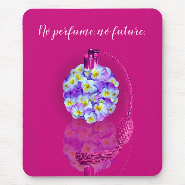 Lovely Pansy Atomizer Mouse Mat (Front)