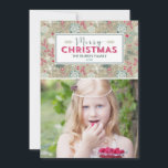 Lovely Pattern Christmas Holiday Photo Cards<br><div class="desc">Celebrate the season with this modern and stylish holiday card from Berry Berry Sweet. Visit WWW.BERRYBERRYSWEET.COM for more of our stylish holiday collections.</div>