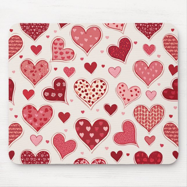 lovely pattern mouse mat (Front)