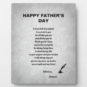 Lovely personalised Father’s Day Plaque