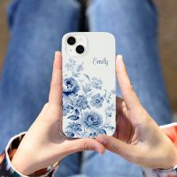 Lovely Personalised Watercolor Blue Roses