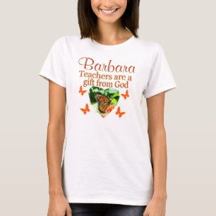 LOVELY PERSONALIZED BUTTERFLY TEACHER APPAREL T-Shirt