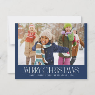 Lovely Photo Cute Merry Christmas Holiday Card