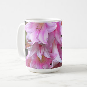 Lovely Pink Belladonna Amaryllis Lilies Coffee Mug