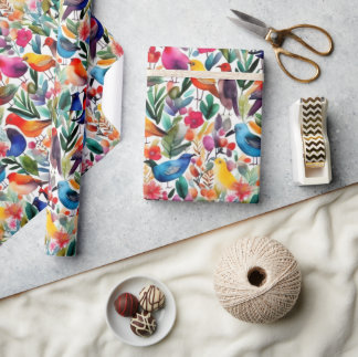 Lovely pink flowers Wrapping Paper