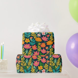 Lovely pink flowers Wrapping Paper