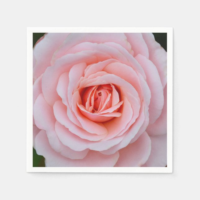 Lovely pink rose napkin (Front)