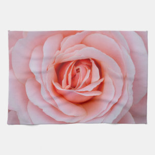 Lovely pink rose tea towel