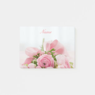 Lovely Pink Roses Post-it Notes