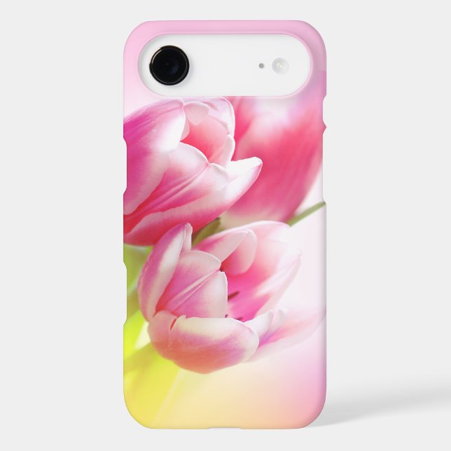 Lovely pink tulips Case-Mate iPhone case (Back)