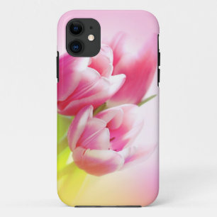Lovely pink tulips iPhone 11 case
