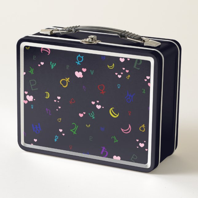 Lovely Planets Metal Lunch Box (Front)