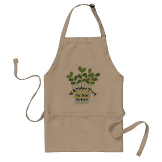 Lovely Potted Plants/Gift for Gardeners Custom Standard Apron