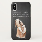Lovely Pregnancy Wife Gift With Romantic Quote Case-Mate iPhone Case (Back)